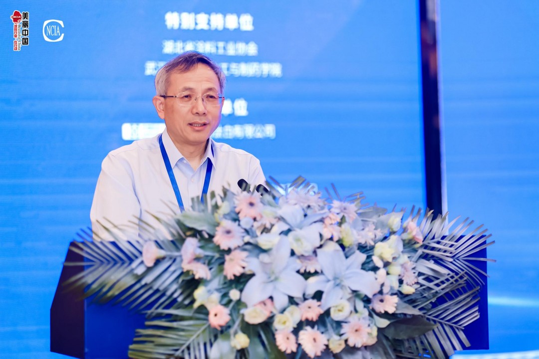 中國涂料工業(yè)協(xié)會技術(shù)專家工作委員會主任桂泰江主持會議