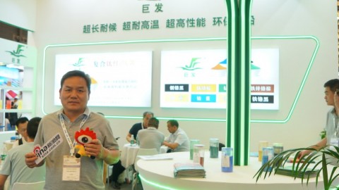 王文強：巨發(fā)有機·無機包膜復合顏料+紅外反射新材料驚艷亮相2024涂博會
